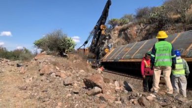 Photo of Tren se descarriló en límites de Hidalgo y Querétaro