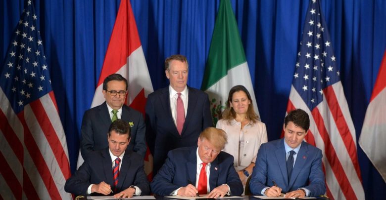 Photo of México, Estados Unidos y Canadá firman el T-MEC